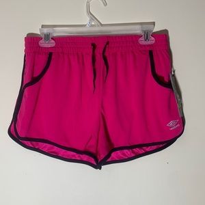 Umbro Shorts Umbro Comfort Control Pink Black Womens Shorts